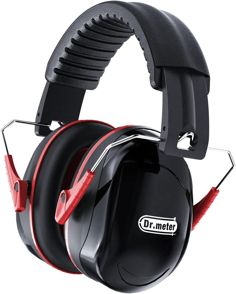 Dr.Meter Ear Protection Ear Muffs, 31dB Noise Reduction Safety Earmuffs with Adjustable Headband for Adults Kids Autism Sensory Hearing Protection, Earmuff for Range Mowing, Hunting, Monster Jam - Image 4